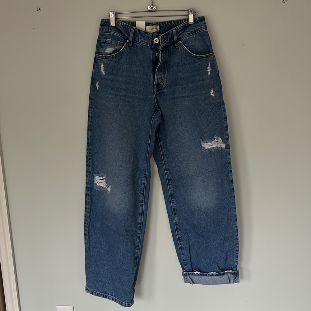 OUTLAND DENIM AVRIL SLOUCHY WIDE-LEG JEANS - Picture 6 of 12
